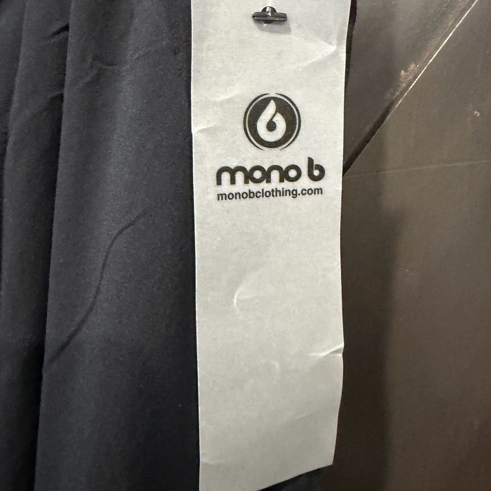 Mono B Black Bubble Hem Mid Skirt - Picture 2 of 4
